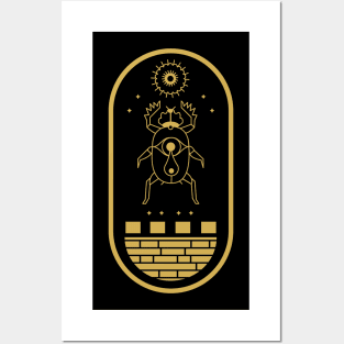 Sunlit Scarab Posters and Art